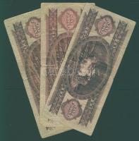 1949. 100Ft (3x) T:III-,III/IV