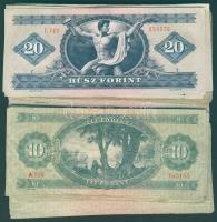 1962-1980. 10Ft (22x) + 20Ft (58x) T:II,III,IV