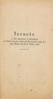 1835. Izenete a ' Tek . Karoknak és Rendek- nek az Úrbéri tárgyban alkotandó Törvényekre nézve f . e . Aug. 28 - kán költ K.K. Válasz eránt. Az 1835-37-es reform-országgyűlés úrbéri vitájábvan született irat, benne egykorú kézzel írt kiegészítésekkel, korrektúrákkal, kihúzásokkal. 28p. Későbbi egészvászon védőkötésben