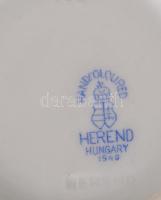 Herendi Eton mintás 5 darab csésze 6 alátéttel. Jelzett, kopással