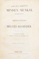 Kölcsey Ferencz: Országgyülési és megyei beszédek. Pest 1848. "Heckenast szabad sajtó útján&quo...