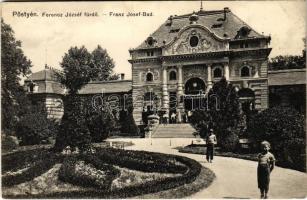 Pöstyén, Piestany; Ferenc József fürdő. Kohn Bernát kiadása / spa, bath (Rb)