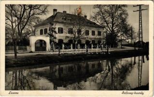 Losonc, Lucenec; Szilassy kastély. Salamon Károly kiadása / castle (lyuk / pinhole)