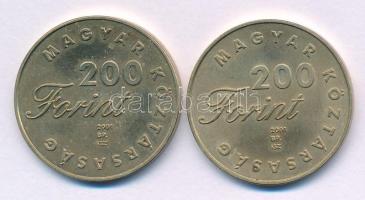 2001. 200Ft "Petőfi Sándor: János vitéz" + 200Ft "Fazekas Mihály: Ludas Matyi" T...