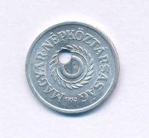 1952. 2f Al technológiai hibás veret (látványosan félrecsúszott lyukasztás) T:XF Adamo F1.1