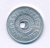 1954. 2f Al technológiai hibás veret (látványosan félrecsúszott lyukasztás) T:XF Adamo F1.1