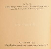 Kiss Pál: Marosvásárhelyi kalauz. Marosvásárhely, 1943. Uránia. 64p. Kiadói papírborítóval. Szövegkö...