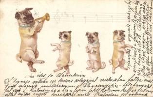 Dog band litho (EB)