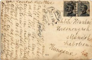 1928 Lovran, Lovrana, Laurana; fürdőzők csoportképe a strandon / beach, bathers, photo (EK)