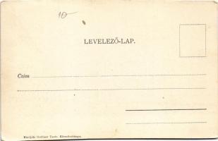 Körmöcbánya, Kremnitz, Kremnica; Fő tér. Goldner Testvérek kiadása / main square (vágott / cut)