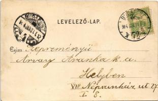 1904 Budapest XII. M. kir. állami Paedagogium (Pedagogium, később Testnevelési Főiskola) a Győri úto...