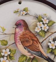 Purbeck pottery kerámia fali dísz jelzett. matricás d: 28 cm