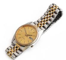 Seiko 5 automata dátumkijelzős karóra, működik, szép állapotban d: 36 mm