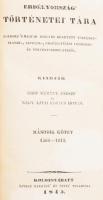 Erdélyország' történetei' tára. Egykoru 's magyar nyelven készített történetiratok-, ...