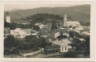 1931 Gölnicbánya, Göllnitz, Gelnica; látkép, zsinagóga / general view, synagogue