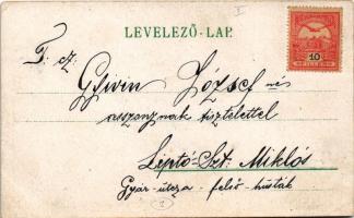 Budapest I. Tabán és Krisztinaváros. litho (EK)