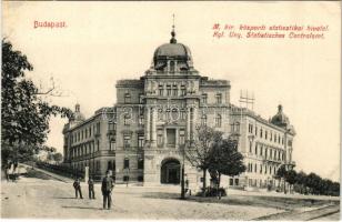 Budapest II. Oszlop utca (ma Keleti Károly utca), M. kir. Központi Statisztikai Hivatal