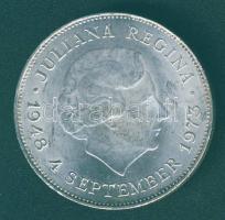 Hollandia 1973. 10G Ag "Julianna megkoronázásának 25. évfordulója" T:2+