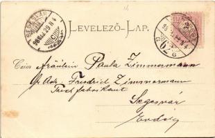 1898 (Vorläufer) Budapest V. Igazságügyi palota és a Földművelésügyi Minisztérium épületének egy rés...