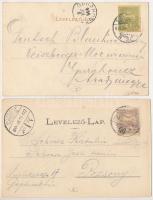 Budapest V. Petőfi szobor - 2 db régi képeslap