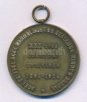 1924. "Diósgyőr M. Kir. Vas és Acélgyári Tűzoltó Testület / XXX éves jubileumi emlékérem 1894-1...