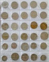 Vegyes, 370db-os magyar és külföldi érmetétel berakóban, közte 1943. 5P Al "Horthy Miklós szüle...