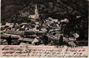 1905 Szomolnokhuta, Szomolnok-Hutta, Smolnícka Huta (Szepes, Zips); Panorama von Schmölnitzhütte. Feitzinger Ede 1902/12. 446. Psl. (EK)