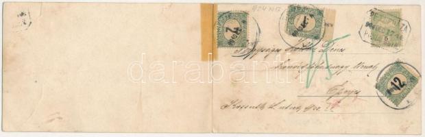 1904 Tátra, Magas-Tátra, Vysoké Tatry; hiányos panorámalap / missing panoramacard (b)