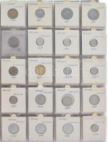 Spanyolország 1878-2001. 1c-200P (152db-os érmetétel berakóban) T:vegyes
Spain 1878-2001. 1 Centimo...