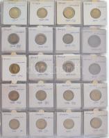 Spanyolország 1878-2001. 1c-200P (152db-os érmetétel berakóban) T:vegyes
Spain 1878-2001. 1 Centimo...