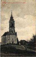 Micske, Misca; Római katolikus templom és paplak / Roman Catholic church and rectory (r)