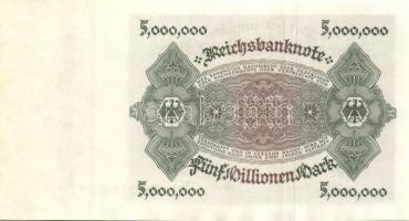 Német Birodalom / Weimari Köztársaság 1923. 5.000.000M T:I-