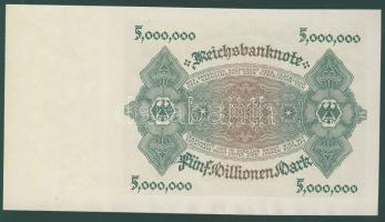 Német Birodalom / Weimari Köztársaság 1923. 5.000.000M T:I-