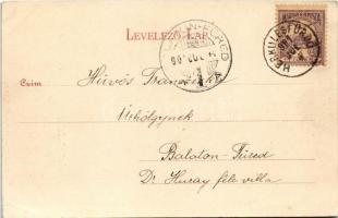 1901 Herkulesfürdő, Baile Herculane; Alfred Jäger kiadása (EK)