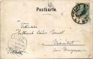 1901 Praha, Prague; Rathaus / town hall (EK)