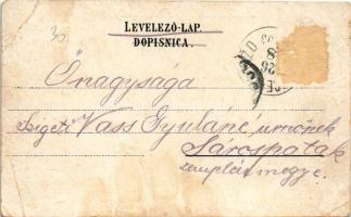 Varasdfürdő, Warasdin-Töplitz, Varazdinske Toplice; Grad / town hall. Art Nouveau, floral (EB)