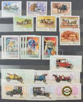 Töredéksorok, darabok, néhány blokk, 10 lapos közepes berakóban