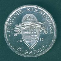 1938. 5P Ag "Szt. István" T:2