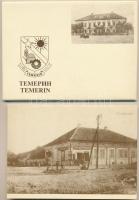 TEMERIN - 18 db MODERN reprint képeslap tokban / 18 modern reprint postcards in case