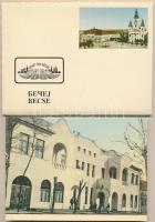 BECSE - 18 db MODERN reprint képeslap tokban / BECEJ - 18 modern reprint postcards in case