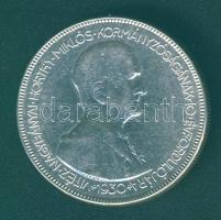 1930. 5P Ag "Horthy jobbra" T:3+