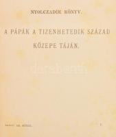 Ranke Lipót: A római pápák az utolsó négy században. Fordítja Lehr Albert (a III. kötetet Acsády Ign...