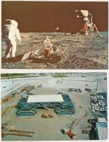 5 db MODERN űrhajós képeslap: Amerikai űrrepülés / 5 modern American astronauts and spaceshuttle mot...