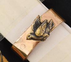 Madaras kendő + madaras bross