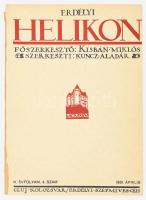 Erdélyi Helikon 1931. május, IV. évf. 4. szám. Főszerk.: Kisbán Miklós. Szerk.: Kisbán Miklós. Kiadói papírkötés, sérült gerinccel