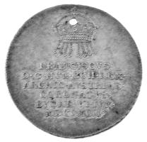 Habsburg Birodalom 1792. "I. Ferenc budai koronázására" Bécs, Ag koronázási zseton "L...