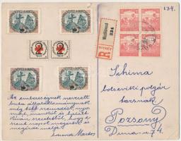 1917 PAX Karácsony - Schima András Bandi (1882-1959) győri iparművésznek (bolseviki polgártárs) címz...