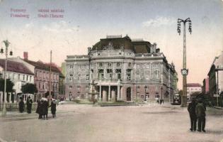 Pozsony theatre with tram (EK)