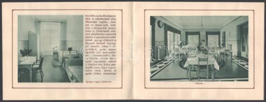 cca 1930 A Mátrai Állami Szanatórium külső és belső képekkel gazdagon illusztrált ismertető füzete, ...