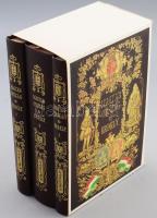 Hunfalvy János: Magyarország és Erdély eredeti képekben I-III. (reprint) 1986, Európa. Aranyozott, festett egészbőr kötésben, szép állapotban. Kiadói tékában.